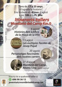 Itineraris tallers Montbri del Camop Km. 0 agost