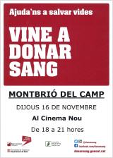 Campanya donaci de sang 16 de novembre de 2017