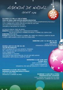 Agenda de Nadal gener 2018